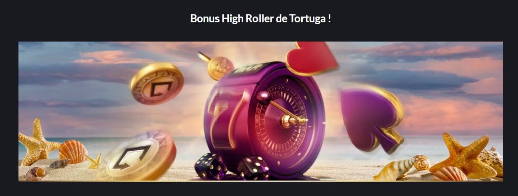 Bonus pour gros joueurs du casino Tortuga